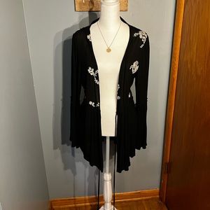Altar’d State Black Floral Wrap